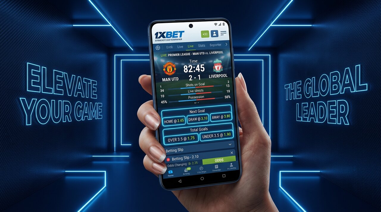 Ставки на спорт в 1xBet APK — футбол теннис баскетбол киберспорт