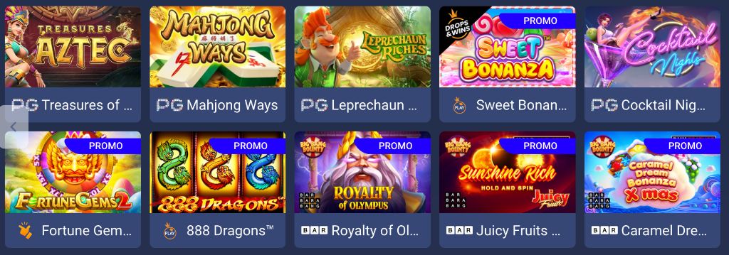 Популярные слоты 1xBet: Treasures of Aztec, Mahjong Ways, Leprechaun Riches, Sweet Bonanza